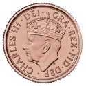 Ćwierć Suwerena Koronacja Karol III Złota Moneta | 2023