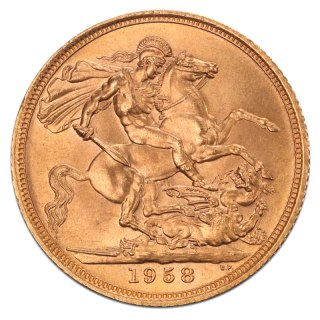 Suweren Elżbieta II Złota Moneta | 1957-2021