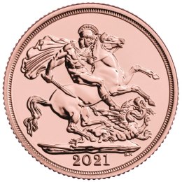 Suweren Elżbieta II Złota Moneta | 2021