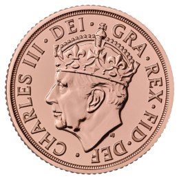 Suweren Koronacja Karol III Złota Moneta | 2023