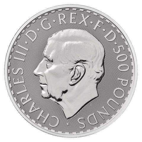 1 kg srebrna moneta Britannia Karol III 2024 w kapslu ochronnym – The Royal Mint 1 kg srebrna moneta Britannia Karol III 2024 w kapslu ochronnym – The Royal Mint