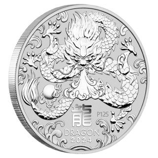 1 Kilogram Lunar III Rok Smoka Srebrna Moneta | 2024