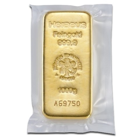 sztabka złota 1 kg Heraeus, złoto inwestycyjne 1000 g, Heraeus LBMA, sztaba złota 999.9, inwestycja w złoto Heraeus sztabka złota 1 kg Heraeus, złoto inwestycyjne 1000 g, Heraeus LBMA, sztaba złota 999.9, inwestycja w złoto Heraeus