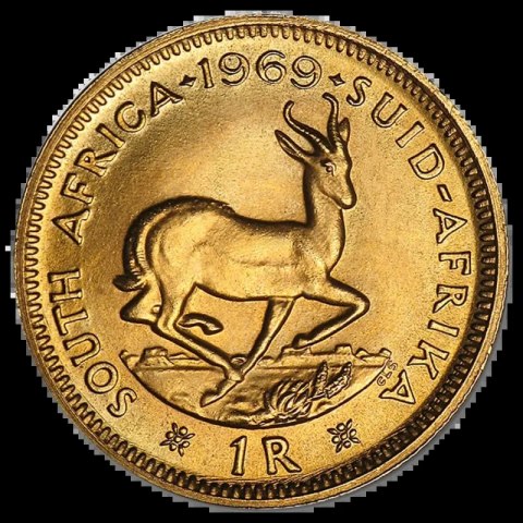 1 Rand RPA Złota Moneta | 1961 - 1983 1 Rand RPA Złota Moneta | 1961 - 1983