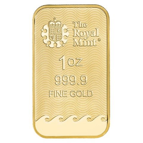 1 oz Złota Sztabka Britannia Royal Mint – złoto inwestycyjne w blisterze CertiPack 1 oz Złota Sztabka Britannia Royal Mint – złoto inwestycyjne w blisterze CertiPack