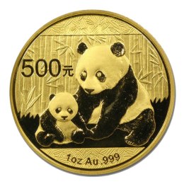 1 Uncja Chińska Panda Złota Moneta | Mieszane Roczniki