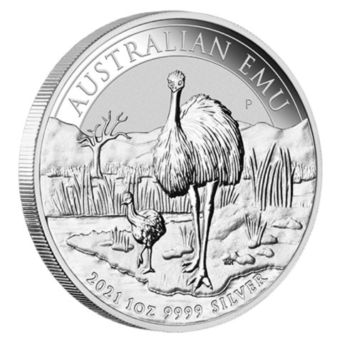 1 Uncja Emu Perth Mint Srebrna Moneta | 2021 1 Uncja Emu Perth Mint Srebrna Moneta | 2021