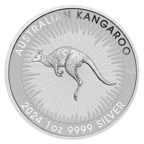 1 Uncja Kangur Srebrna Moneta 2024 - srebrna moneta inwestycyjna z wizerunkiem kangura, 1 uncja 1 Uncja Kangur Srebrna Moneta 2024 - srebrna moneta inwestycyjna z wizerunkiem kangura, 1 uncja