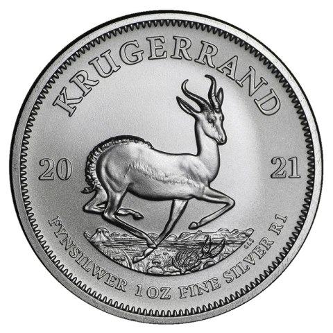 1 Uncja Krugerrand Srebrna Moneta | 2021 1 Uncja Krugerrand Srebrna Moneta | 2021