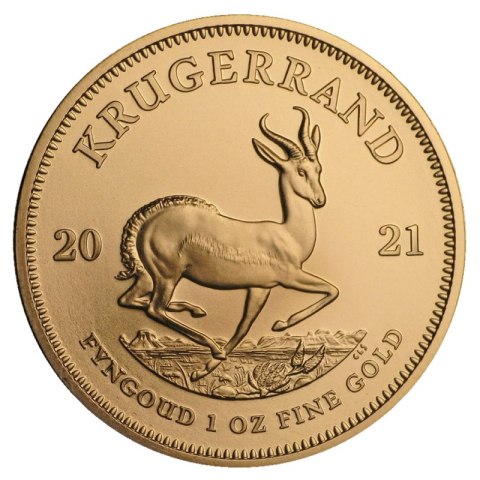 1 Uncja Krugerrand Złota Moneta | 2021 1 Uncja Krugerrand Złota Moneta | 2021
