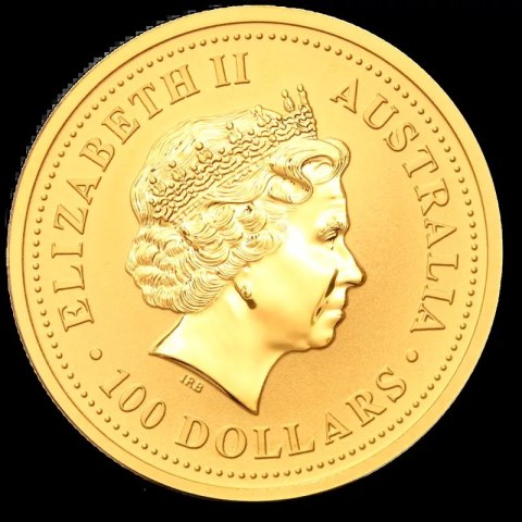 1 Uncja Lunar I Małpa Złota Moneta | 2004 1 Uncja Lunar I Małpa Złota Moneta | 2004