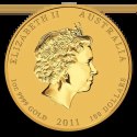 1 Uncja Lunar II Rok Królika Złota Moneta | 2011