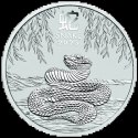 Srebrna moneta 1 oz Lunar III Rok Wąż 2025 - inwestycyjna moneta bulionowa