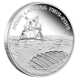 1 Uncja Moon Landing 1969-2019 | Srebrna Moneta
