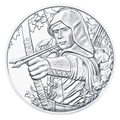 1 Uncja Robin Hood 825. Rocznica Srebrna Moneta | 2019 1 Uncja Robin Hood 825. Rocznica Srebrna Moneta | 2019