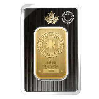 1 Uncja Wafer Złota Sztabka | Royal Canadian Mint