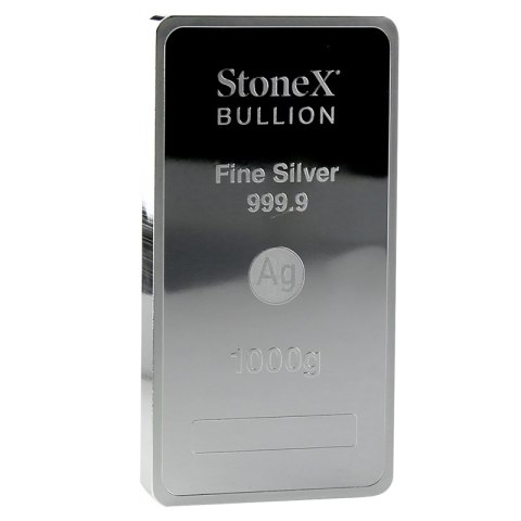 1 kg Srebrna Moneta Sztabka | StoneX | Uszkodzona 1 kg Srebrna Moneta Sztabka | StoneX | Uszkodzona