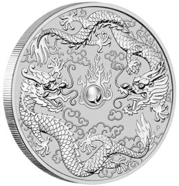 1 oz Double Dragon Silver Coin