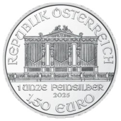 1 oz Filharmonicy Wiedeńscy Srebrna Moneta 2025 - unikalny design, srebro próby .999 - inwestycja i kolekcja