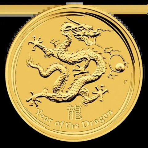 1 oz Lunar II Dragon | Gold | 2012