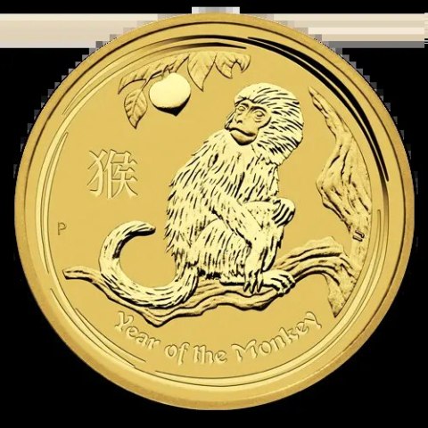 1 oz Lunar II Monkey | Gold | 2016 1 oz Lunar II Monkey | Gold | 2016
