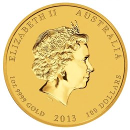 1 oz Lunar II Snake | Gold | 2013
