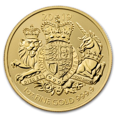 1 oz The Royal Arms Złota Moneta | 2019 1 oz The Royal Arms Złota Moneta | 2019