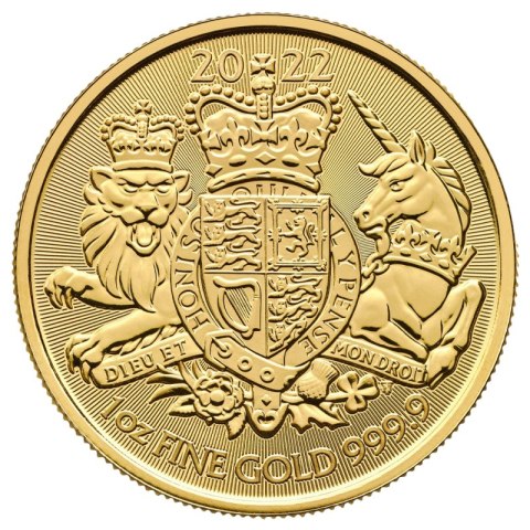 1 oz The Royal Arms Złota Moneta | 2022 1 oz The Royal Arms Złota Moneta | 2022