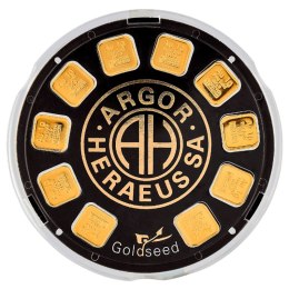 10 x 1g GoldSeed Złote Sztabki | Argor-Heraeus