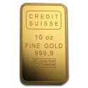 10 oz Złota Sztabka Credit Suisse – złoto inwestycyjne 999,9 w opakowaniu blister z certyfikatem – GoldInvest24