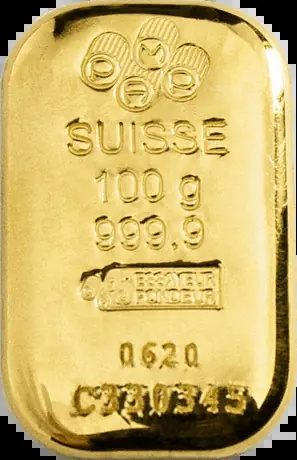 100g Złota Sztabka | PAMP Suisse 100g Złota Sztabka | PAMP Suisse