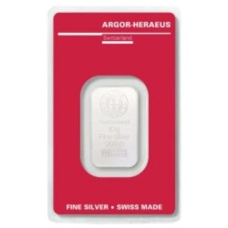 10g Srebrna Sztabka | Argor-Heraeus