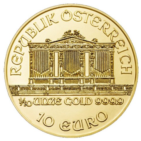 1/10 Uncji Filharmonicy Wiedeńscy Złota Moneta | Mieszane Roczniki 1/10 Uncji Filharmonicy Wiedeńscy Złota Moneta | Mieszane Roczniki