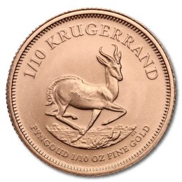 1/10 Uncji Krugerrand Złota Moneta | Mieszane Roczniki