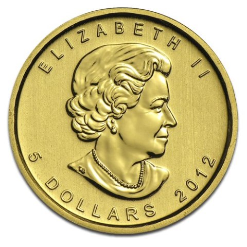 Złota moneta 1/10 oz Liść Klonowy – Maple Leaf z Kanady, mieszane roczniki Złota moneta 1/10 oz Liść Klonowy – Maple Leaf z Kanady, mieszane roczniki