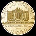 1/10 oz Filharmonicy Wiedeńscy Złota Moneta 2025 - złoto próby .9999 - inwestycja i kolekcja