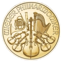1/10 oz Filharmonicy Wiedeńscy Złota Moneta | 2025