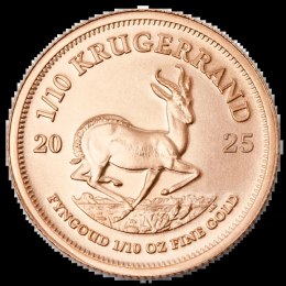 Złota moneta 1/10 oz Krugerrand 2025