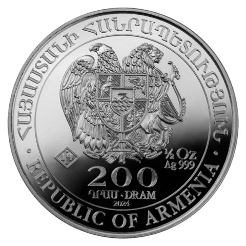 1/2 Uncji Arka Noego Srebrna Moneta | 2024 1/2 Uncji Arka Noego Srebrna Moneta | 2024