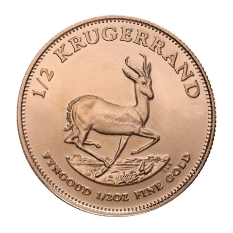 1/2 Uncji Krugerrand Złota Moneta | Mieszane Roczniki 1/2 Uncji Krugerrand Złota Moneta | Mieszane Roczniki