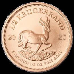 Złota moneta 1/2 oz Krugerrand 2025