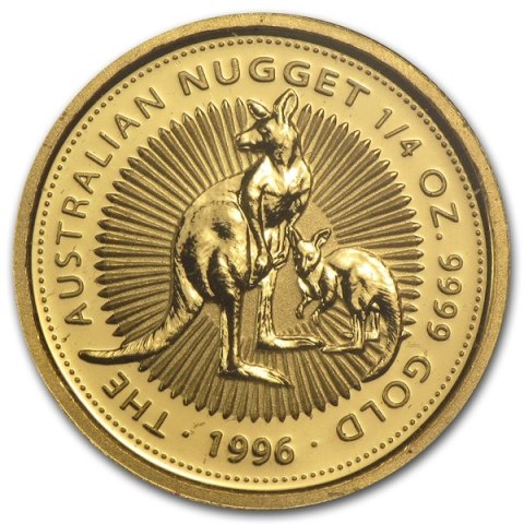 1/4 Uncji Australijski Kangur Złota Moneta | Mieszane Roczniki 1/4 Uncji Australijski Kangur Złota Moneta | Mieszane Roczniki