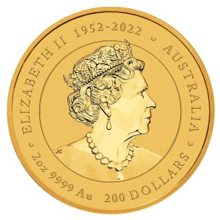 2 Uncje Lunar III Rok Smoka Złota Moneta | 2024