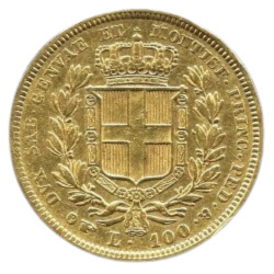 Złota moneta 20 Lirów Sardynia Charles Albert 1831–1849 z Królestwa Sardynii
