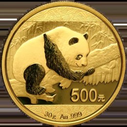 30g Chińska Panda Złota Moneta | Mieszane Roczniki
