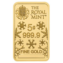 5g Złota Sztabka | Choinka | The Royal Mint