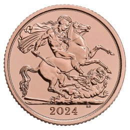Pół Suwerena Karol III Złota Moneta | 2024