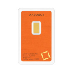 Mini sztabka Valcambi 0,5 g – szwajcarska jakość złota Mini sztabka Valcambi 0,5 g – szwajcarska jakość złota