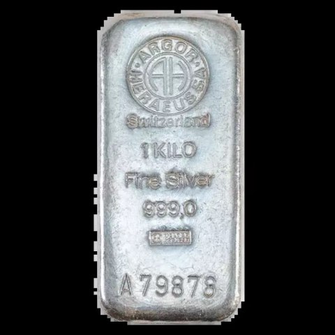1 Kilogram Srebrna Sztabka | Argor-Heraeus