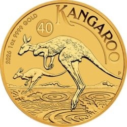 1 oz Australijski Kangur 2026 złota moneta w kapslu ochronnym